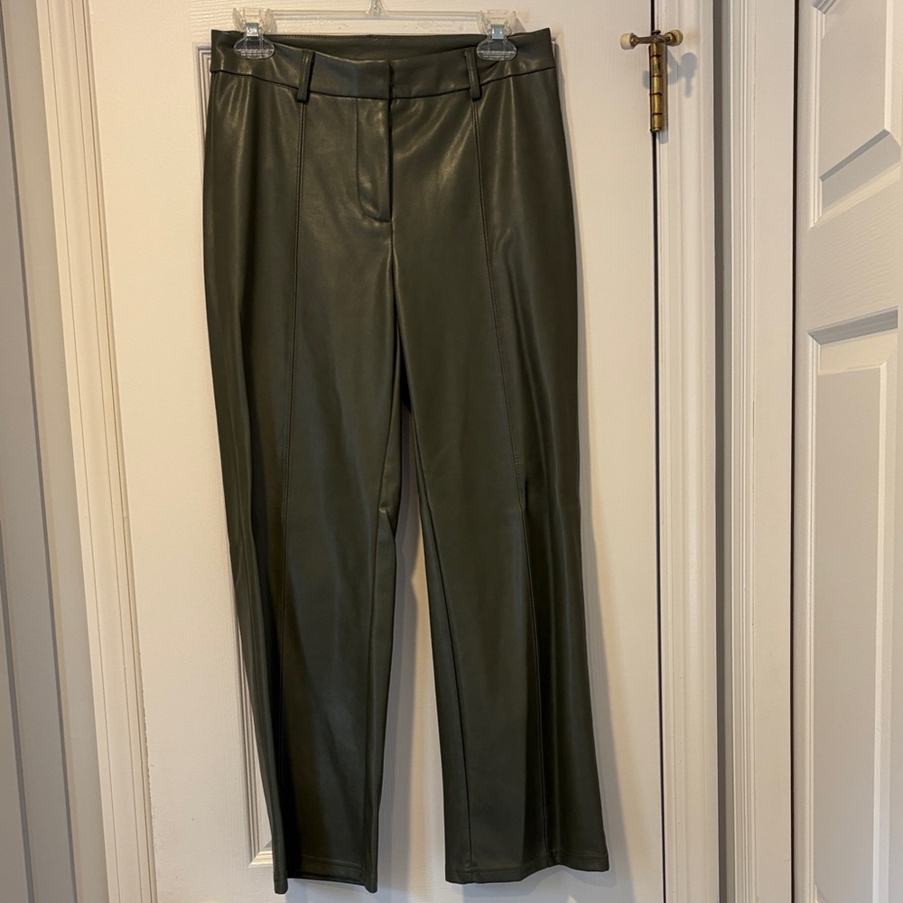 Avec Les Filles Sage Faux Leather Pants
